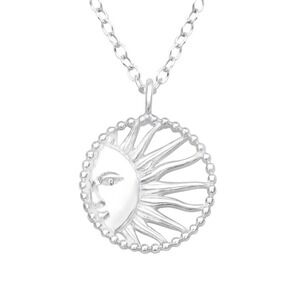 Sterling Silver Sun Necklace